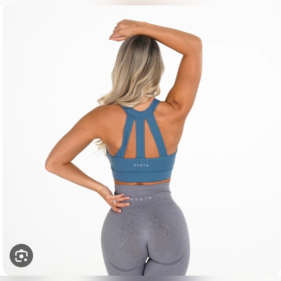 NVGTN Other - NVGTN Trio Bra in Steel Blue